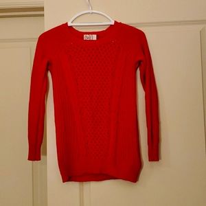 Vibrant red sweater